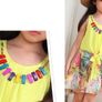 New girls Chiffon sleeveless dress Age 9-10yrs Image 3