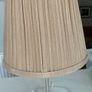 Two table lamps gold beige Image 3