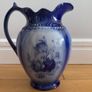 Staffordshire England Flow Blue Pitcher Image 2