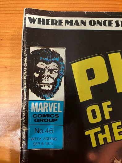 Comic: 'Planet Of The Apes' no. 46 / 1975