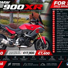 2022  F 900 XR  Fully Loaded  Full BMW History