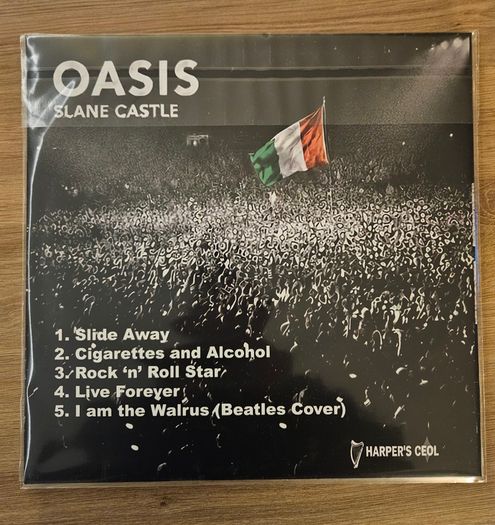 Oasis "Live At Slane 1995" 2x Vinyl Album