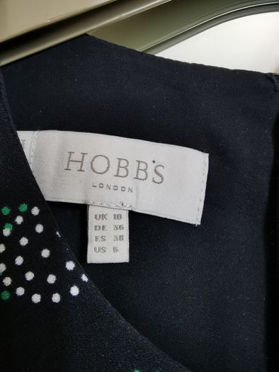 Hobbs Natalia Circle Print Dress UK 10