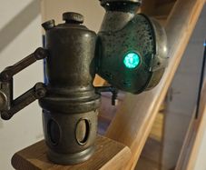 Carbide LED bicycle light