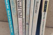 Vintage 1980s Roald Dahl Paperback Collection - 8 Books (Classic Puffin Oval Editions)