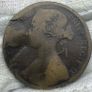 GB 1871 penny rare key date Image 5