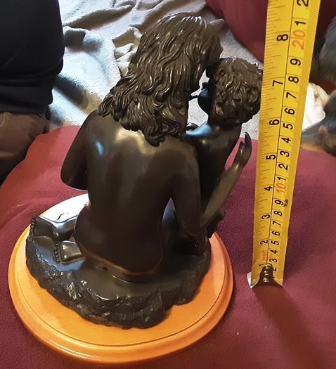 Nice woman and child figurine