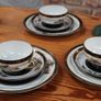 Vintage Japanese Porcelain Tea Set - 21 Pieces Image 3