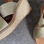 Women's Gold Sandals Image 2