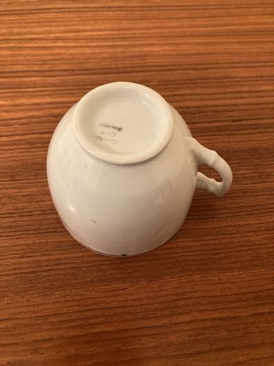 Vintage small Belleek Vase with Antique Bone China Bowl & Cup