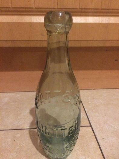 1940s rare watt londonderry glass lemodade bottle