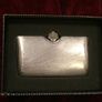 RODO Silver Metal Evening Box Clutch Handbag Image 4