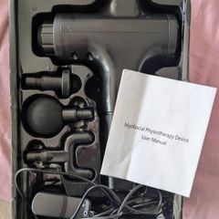 6-Speed Myofascial Massage Gun with 4 Attachments