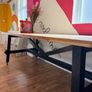 Solid wooden dining table - can seat up to 10 Image 3