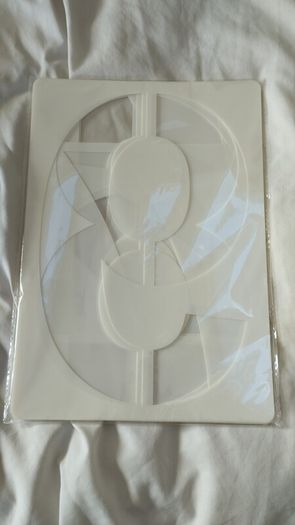 A4 number stencils