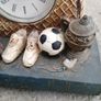 Vintage Football themed Table Clock Image 5