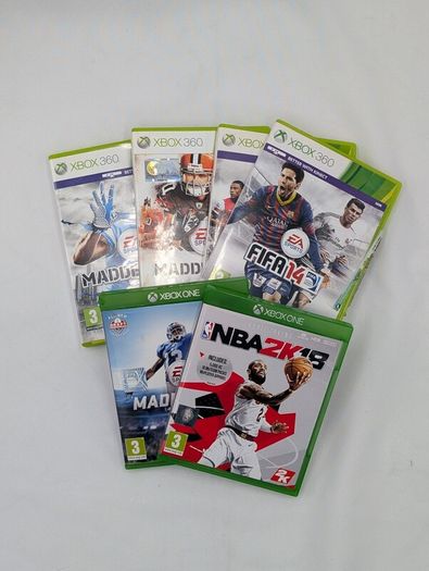 Xbox Sports Games Bundle - FIFA, Madden & NBA 2K