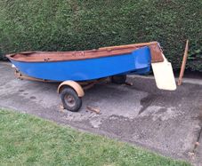 Classic mirror Dinghy and trailer