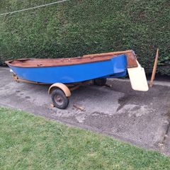 Classic mirror Dinghy and trailer