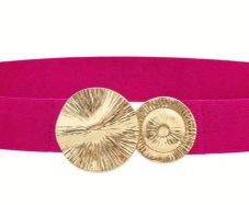Elasticated Pink Round Belt