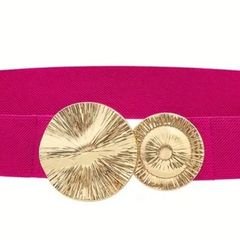Elasticated Pink Round Belt