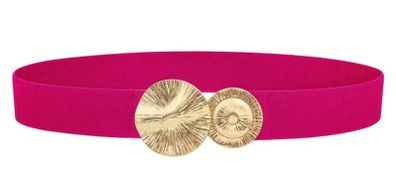 Elasticated Pink Round Belt
