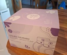 Double wearable electric breast pump