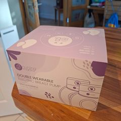 Double wearable electric breast pump