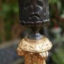 Pair of Ornate Vintage Metal Candlesticks Image 4