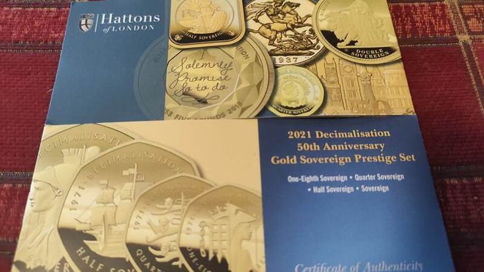 2021 Decimalisation 50th Anniversary Gold Sovereign Prestige Set