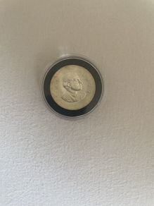 Uncirculated 1966 Padraig Pearse 10 Shillings Irish .833 Silver Coin