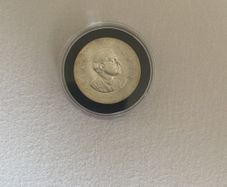Uncirculated 1966 Padraig Pearse 10 Shillings Irish .833 Silver Coin
