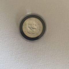 Uncirculated 1966 Padraig Pearse 10 Shillings Irish .833 Silver Coin