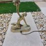 art deco brass naked lady lamp Image 2