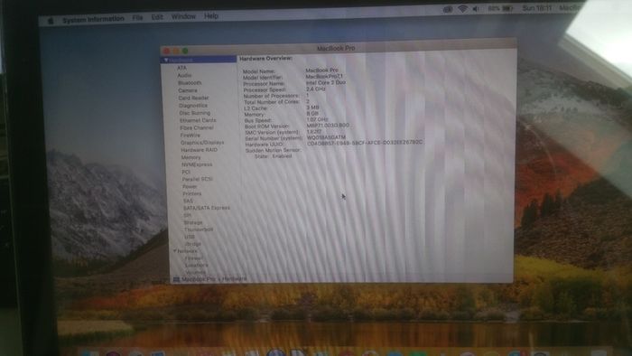 Apple Macbook Pro 2010 13 inch 8GB RAM