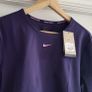 NIKE Pro Purple Cropped Long Sleeve Top with Elasticated back detail - Sz XL (Fit 16-18UK) - Bnwt Rrp 45 Image 9