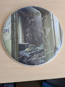 Dream Theater promo drum head 2020 - Autographed