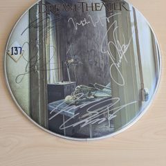 Dream Theater promo drum head 2020 - Autographed