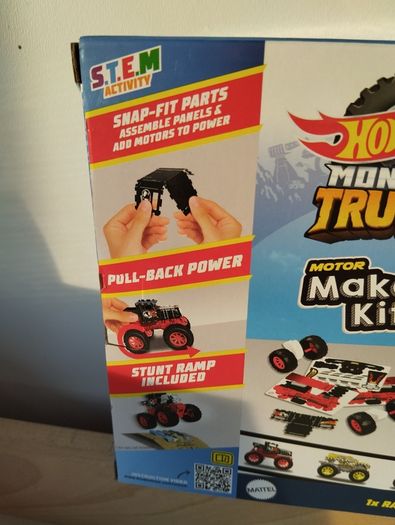 Hot Wheels Monster Trucks  Motor Maker Kitz 4x4 Monster Truck Kit