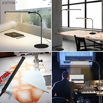 Lash Light, LED Floor Lamp, Reading Floor Lamp, Adjustable Gooseneck, 3 Heights, 10W Dual Brightness, Portable Standing Lamp for Eyelash Extensions, Makeup, Office