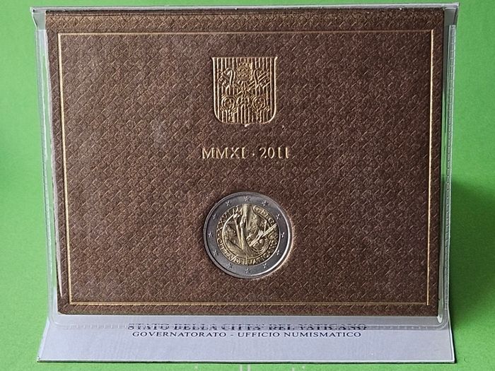 Vatican City 2011 year Brilliant Uncirculated Commemorative 2 Euro coin.
