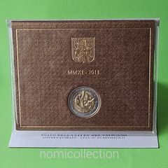 Vatican City 2011 year Brilliant Uncirculated Commemorative 2 Euro coin.