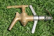 Vintage Heavy Brass Beer Barrel Keg Whisky Cask Tap Breweriana Home Bar Pub