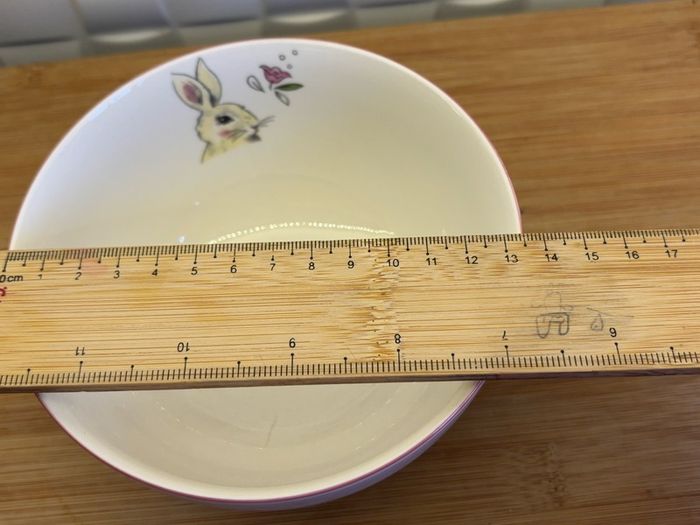 Bunny rabbit bowl and cups