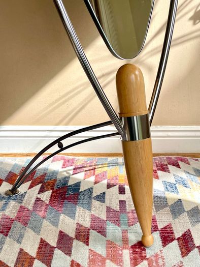 Rare Vintage 80's Japanese Floor Mirror, Dulton, Free Standing, Full Length