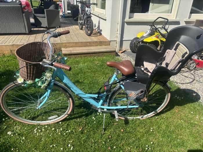 ladys bike with basket
