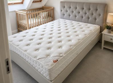 King Bed with mattress worth 400