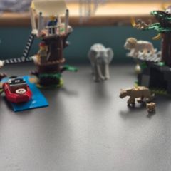 LEGO City 60307 Wildlife Rescue Camp - 100% COMPLETE with All Figures & Accessories!