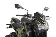 Kawasaki Z900 Naked Windshield - Puig - Gloss Black