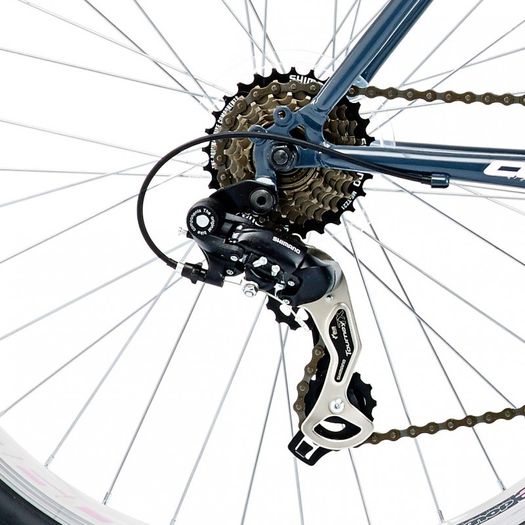 17" Coyote Aspen Ladies FS, 21 Speed, Grey/White
